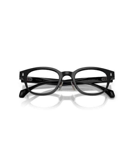 Moncler Black Me2021D 3001 Optical Frames Acetate Transparent Round Normal
