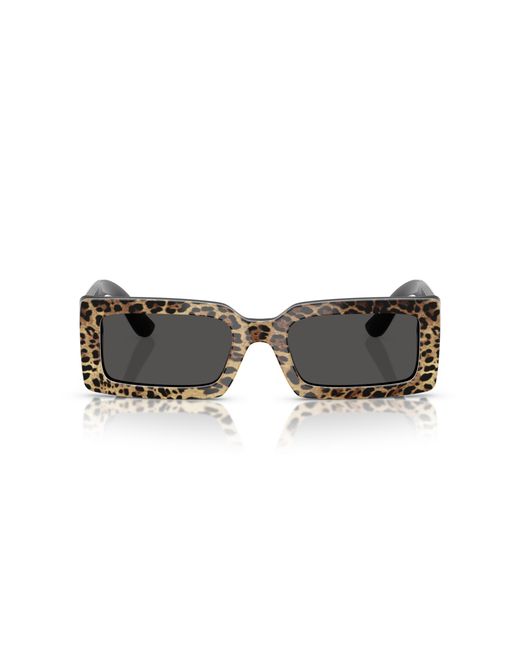 Dolce & Gabbana Black Dg4416 316387 Sunglasses Acetate Squared Normal
