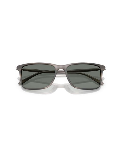 Giorgio Armani Black Ar8218 616611 Sunglasses Acetate Squared Normal for men