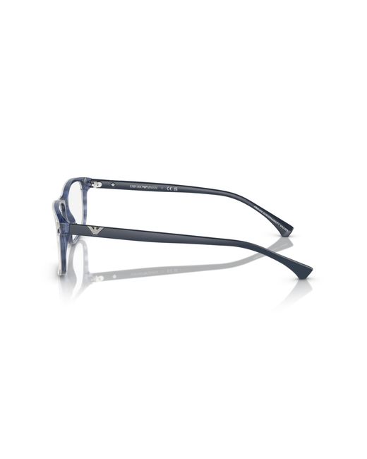 Emporio Armani Black Ea3098 6054 Optical Frames Acetate Transparent Squared Normal for men
