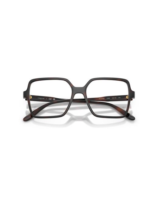 Vogue Eyewear Black Vo5702 2386 Optical Frames Nylon Transparent Squared Normal
