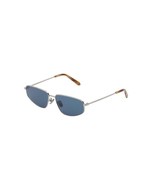 Retrosuperfuture Black Nar Isedra Graffiato Sunglasses Metal Geometric Normal