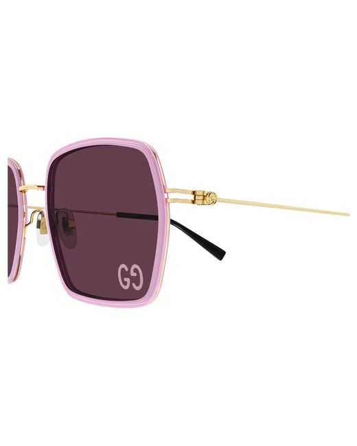 Gucci Black Gg1848S 005 Sunglasses Injected Squared