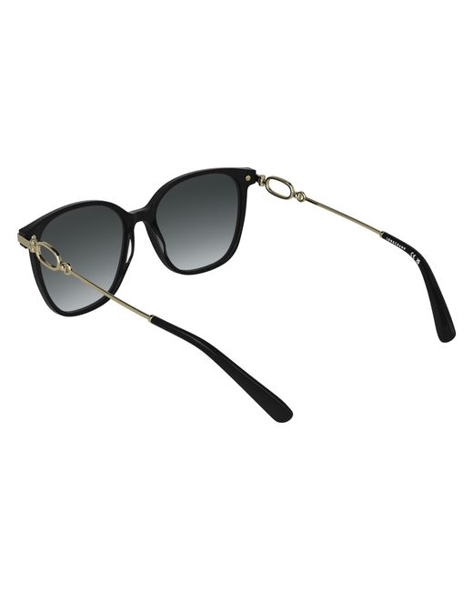 Longchamp Black Lo805S 001 Sunglasses Acetate Squared Normal