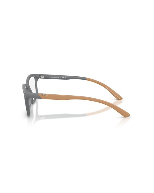 Emporio Armani Black Ea3259 6261 Optical Frames Injected Squared Normal for men