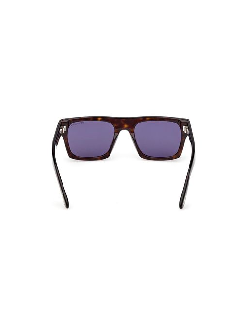 Tom Ford Black Ft1337 Cyrus-02 52V Sunglasses Acetate Squared Normal for men