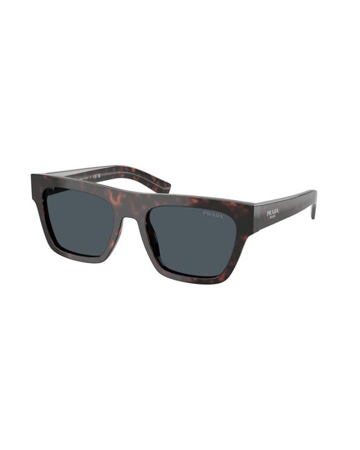 Prada Black Pr C03S 17N70B Sunglasses Acetate Squared Normal for men