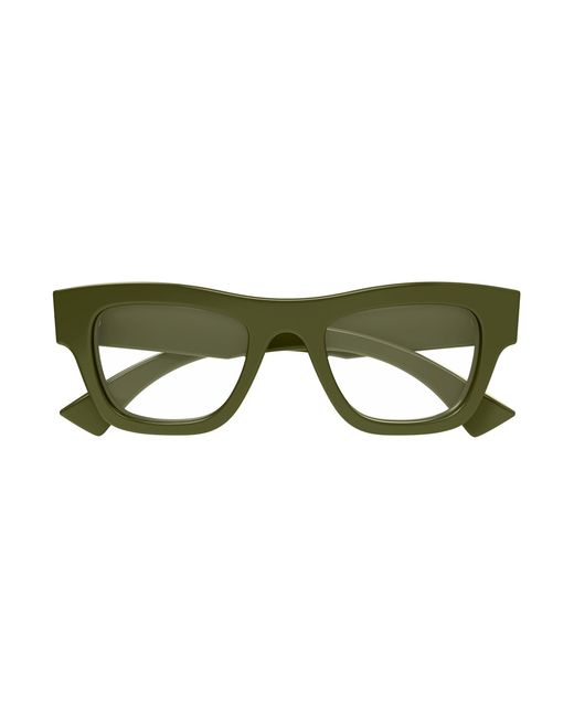 Gucci Black Gg1840O 008 Optical Frames Acetate Transparent Squared for men