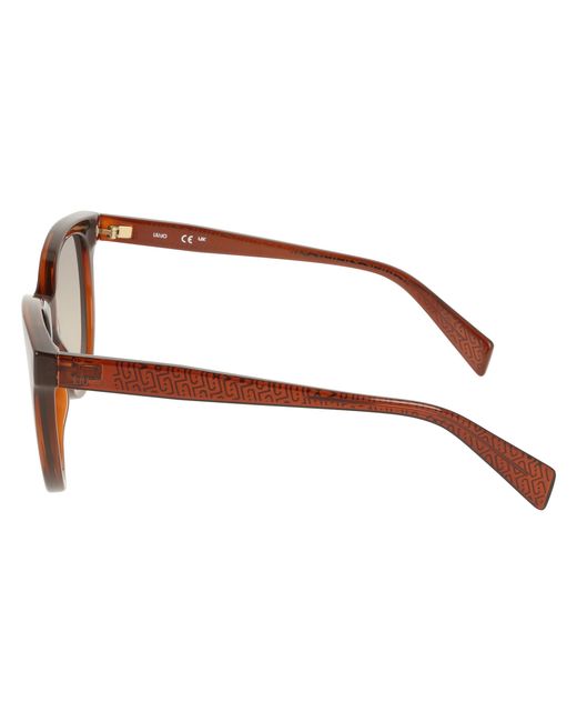 Liu Jo Black Lj825S 200 Sunglasses Bio-Injected Geometric Normal