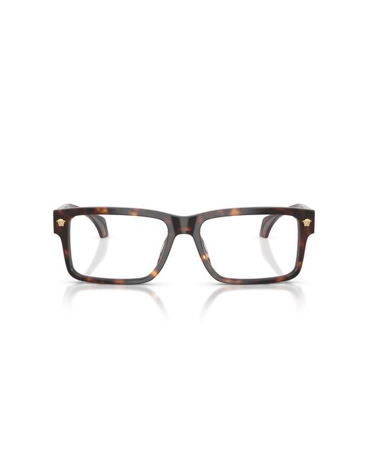 Versace Black Ve3391U 108 Optical Frames Acetate Transparent Squared Normal for men