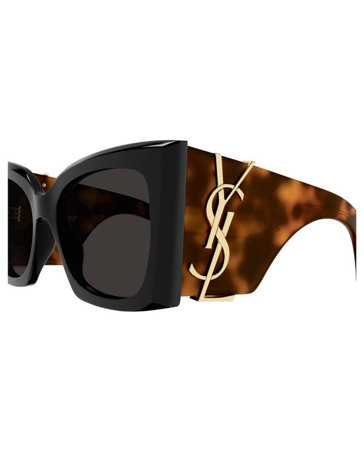 Saint Laurent Black Sl M119 Blaze 003 Sunglasses Acetate Cat Eye