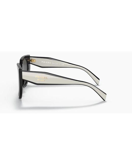 Prada Black Pr 14Ws 09Q5S0 Sunglasses Acetate Cat Eye Normal