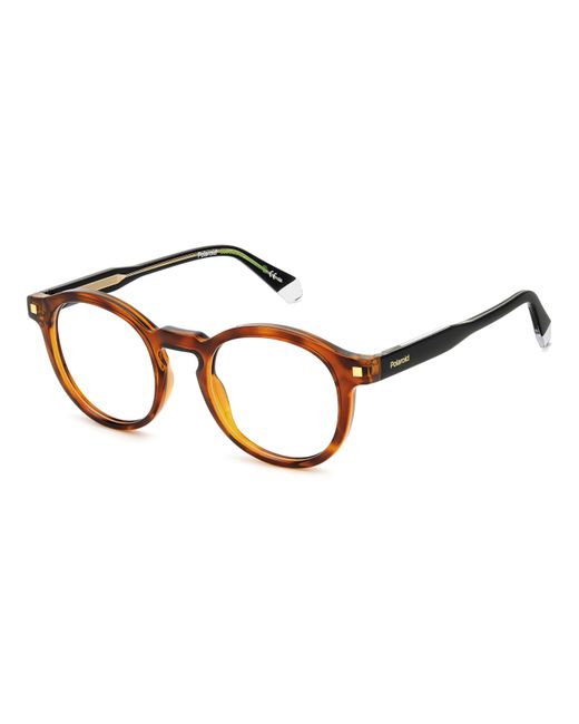 Polaroid Black Pld D492 086 Optical Frames Plastic Round for men