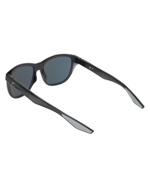 Nike Black Explore Flow Io0101X 012 Sunglasses Bio-Inject Squared Mirrored