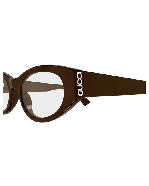 Gucci Black Gg2041O 003 Optical Frames Acetate Transparent Round