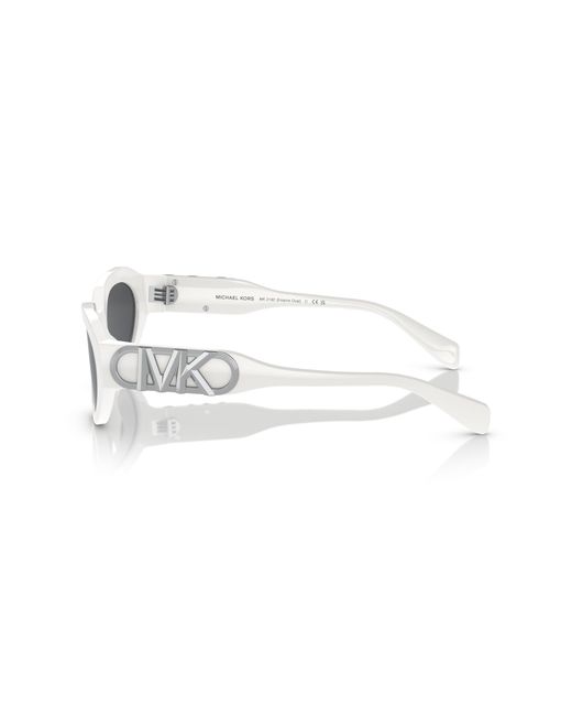 Michael Kors Black Mk2192 Empire Oval 310087 Sunglasses Acetate Round Normal
