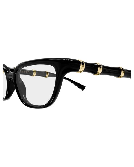 Gucci Black Gg2060O 001 Optical Frames Injected Transparent Geometric