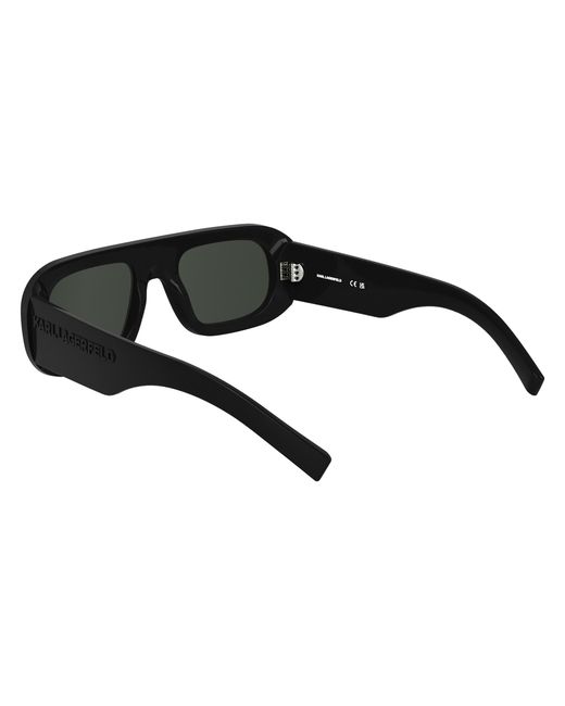 Karl Lagerfeld Black Kl6188S 001 Sunglasses Bio-Inject Pilot Normal for men