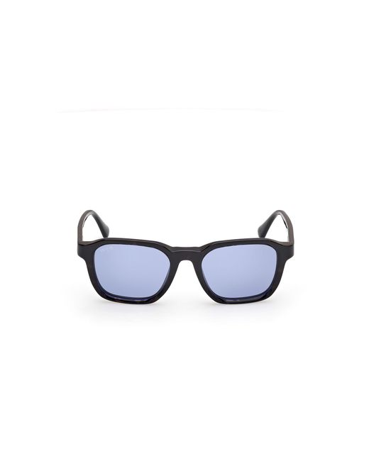 Web Black We0385 56V Sunglasses Acetate Squared Normal for men