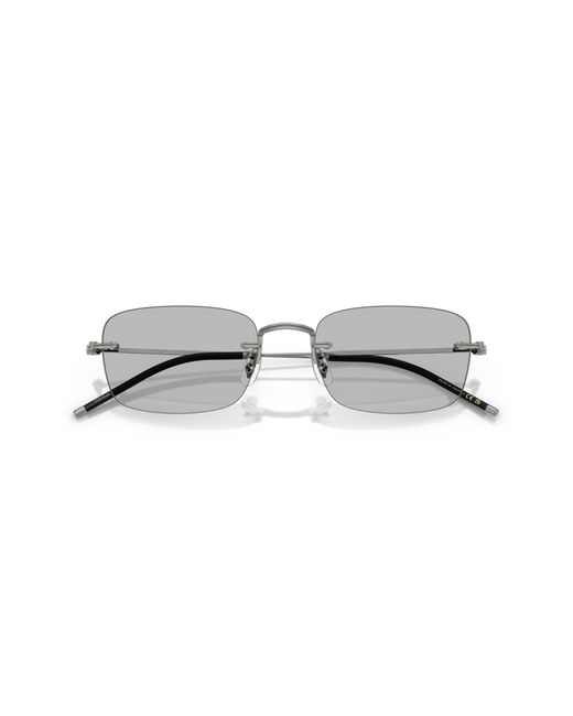 Oliver Peoples Black Ov1359T Tk-10 5076 Optical Frames Titanium Squared Normal