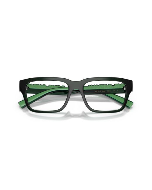Dolce & Gabbana Black Dg5112 3008 Optical Frames Injected Squared Normal