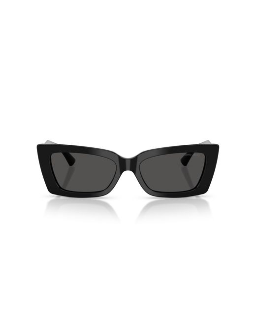 Jimmy Choo Black Jc5037Bu 500087 Sunglasses Acetate Cat Eye Normal