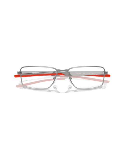 FERRARI SCUDERIA Black Fz7004 103 Optical Frames Metal Squared Normal for men