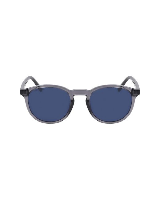 Lacoste Black L916S 038 Sunglasses Injected Round Normal Photochromatic
