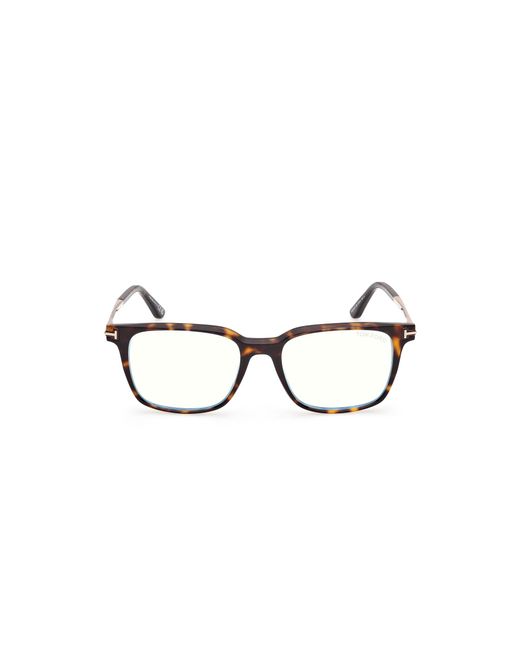 Tom Ford Black Ft6124-B 052 Optical Frames Acetate Squared Normal for men
