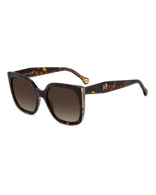 Carolina Herrera Black Her 0128/S C9K/Ha Sunglasses Acetate Butterfly Shaded