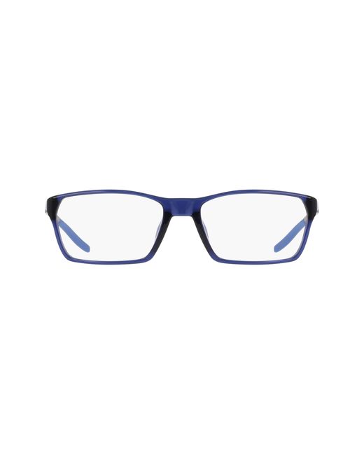 Nike Black 7410 410 Optical Frames Bio-Injected Squared Normal for men