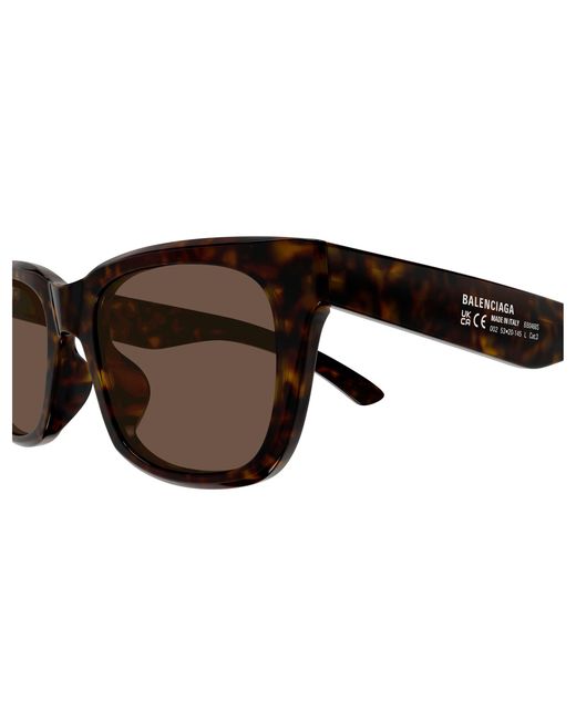 Balenciaga Black Bb0468S 002 Sunglasses Acetate Squared for men