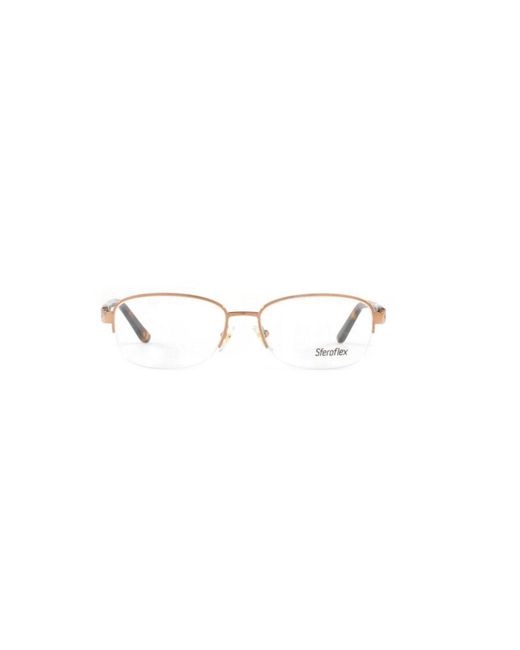 Sferoflex Black Sf2571 488 Optical Frames Metal Squared