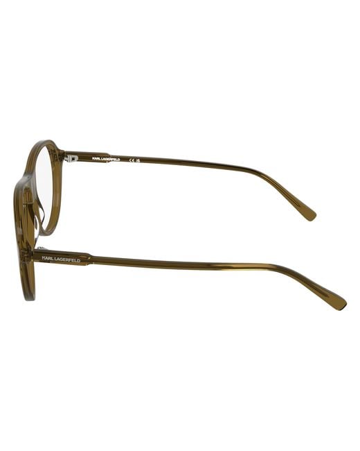 Karl Lagerfeld Black Kl6217 210 Optical Frames Acetate Pilot Normal