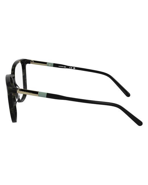 Lacoste Black L2985 001 Optical Frames Acetate Squared Normal