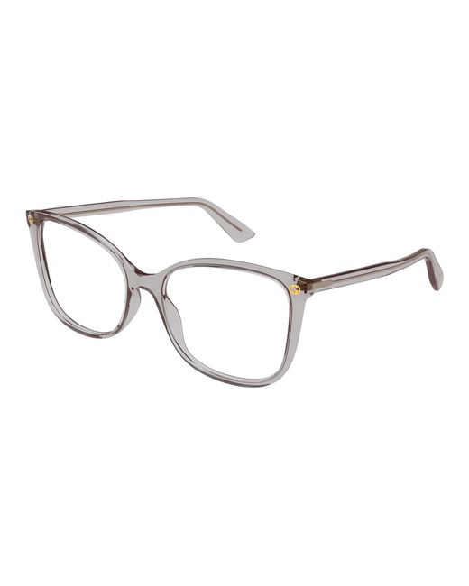 Gucci Black Gg0026O 018 Optical Frames Acetate Transparent Cat Eye