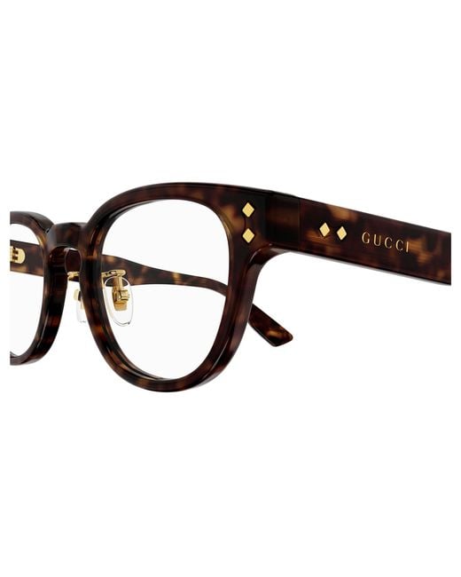 Gucci Black Gg1470Oj 002 Optical Frames Acetate Transparent Pantos for men