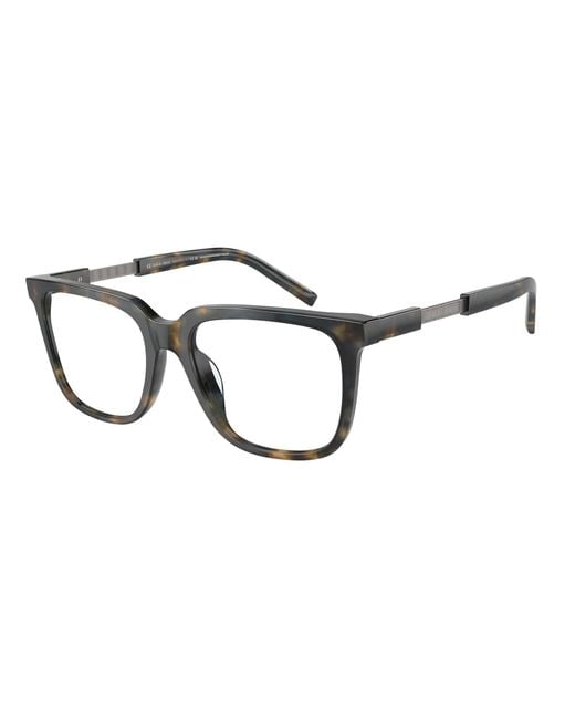 Giorgio Armani Black Ar7252U 6048 Optical Frames Acetate Transparent Squared Normal for men