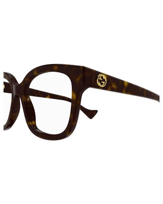Gucci Black Gg1258O 005 Optical Frames Plastic Squared