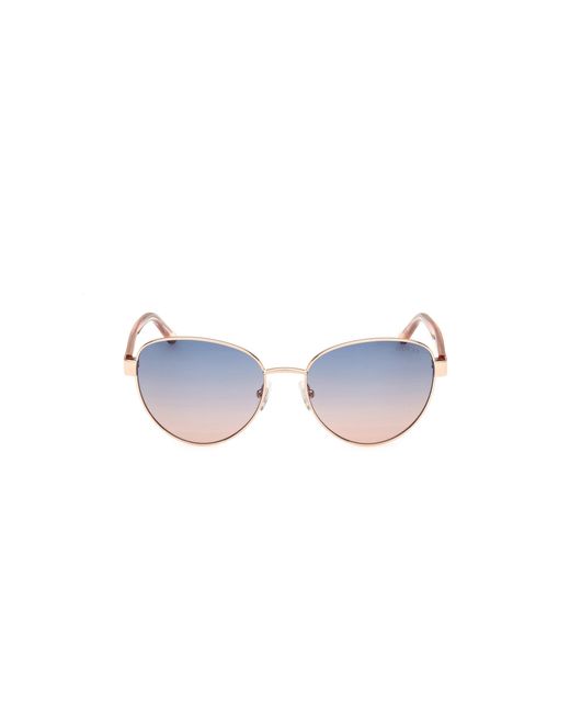 Guess Black Gu00101 28W Sunglasses Metal Round Normal
