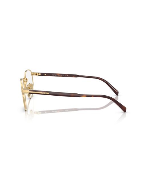 Prada Black Pr B52V 5Ak1O1 Optical Frames Metal Pantos Normal for men