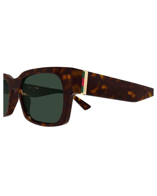 Gucci Black Gg2084S 002 Sunglasses Injected Squared for men