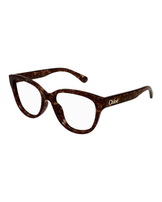 Chloé Black Ch0243O 002 Optical Frames Acetate Transparent Cat Eye