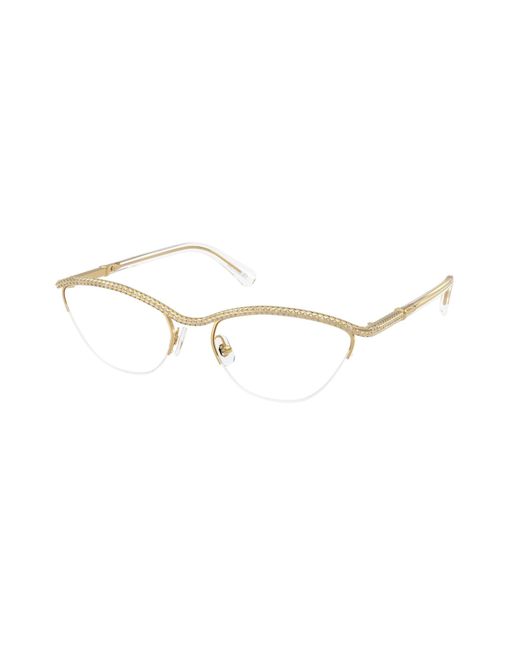 Swarovski Black Sk1026 4004 Optical Frames Metal Round Normal
