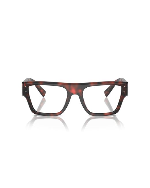 Dolce & Gabbana Black Dg3384 3358 Optical Frames Acetate Transparent Squared Normal for men