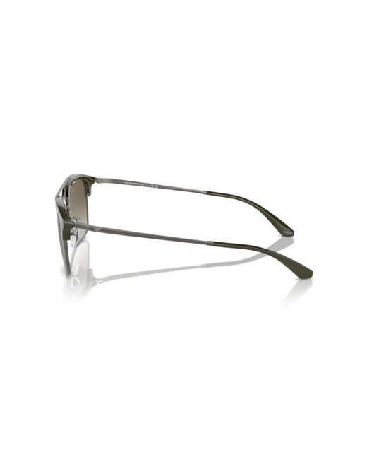 Emporio Armani Black Ea4228 30038E Sunglasses Injected Pilot Normal Shaded for men