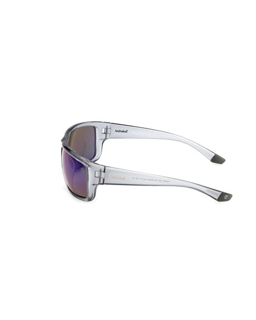 Timberland Black Tb00067 20R Sunglasses Injected Squared Polarized for men