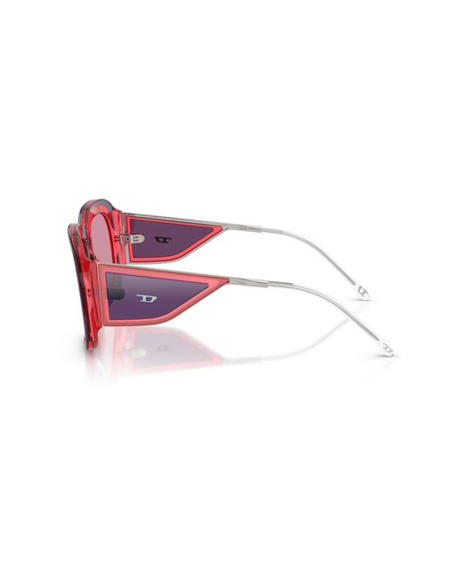 DIESEL Pink Dl2015U 204930 Sunglasses Acetate Squared Normal
