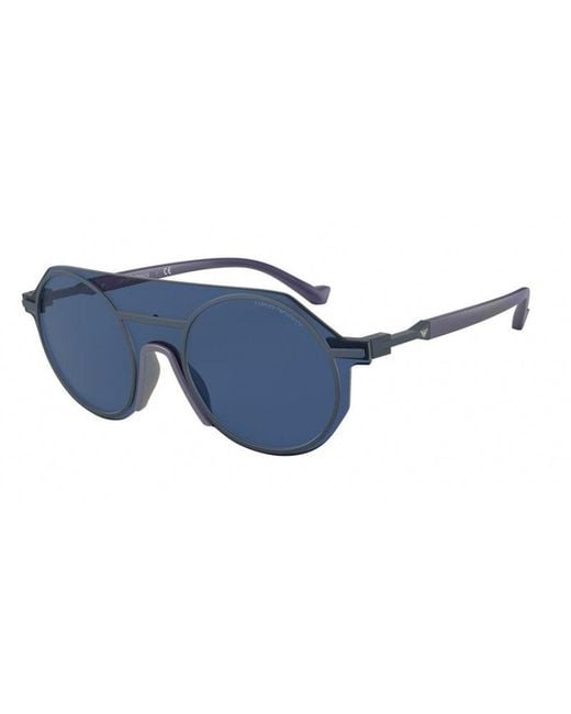 Emporio Armani Black Ea2102 331280 Sunglasses Metal Squared Normal for men
