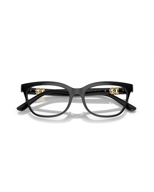Dolce & Gabbana Black Dg5106U 501 Optical Frames Injected Transparent Butterfly Normal